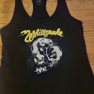 Whitesnake Black Tank Top